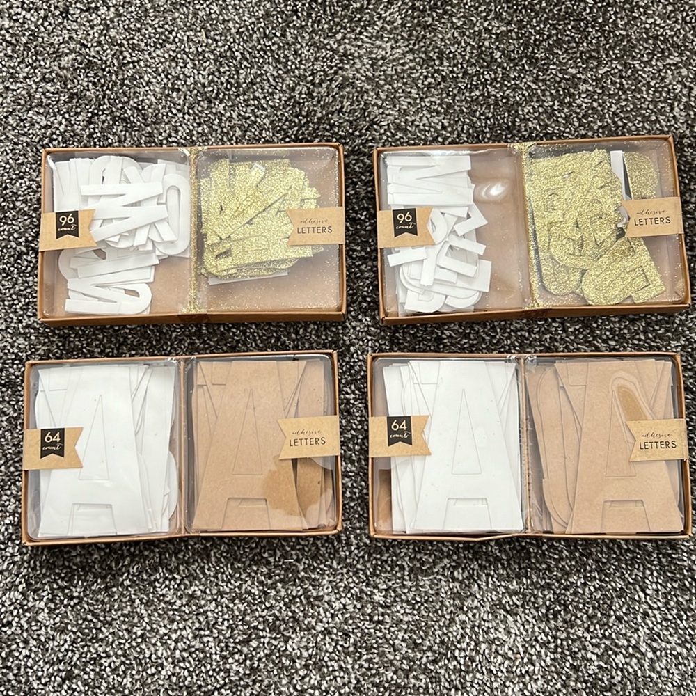 Adhesive Letters